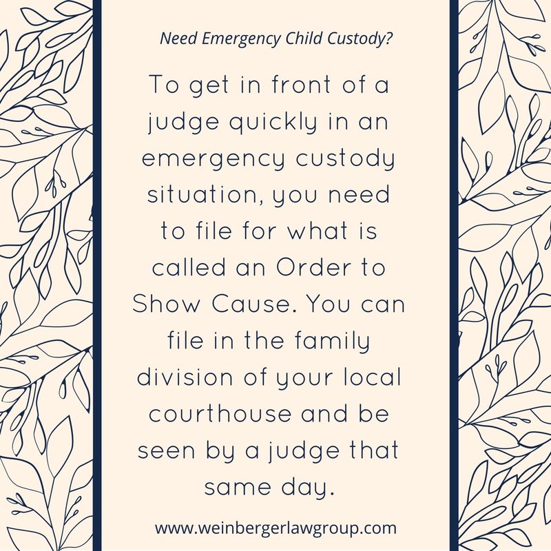 How To File For Emergency Custody In Ohio Temporary Child Custody 